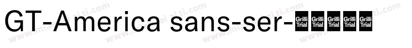 GT-America sans-ser字体转换